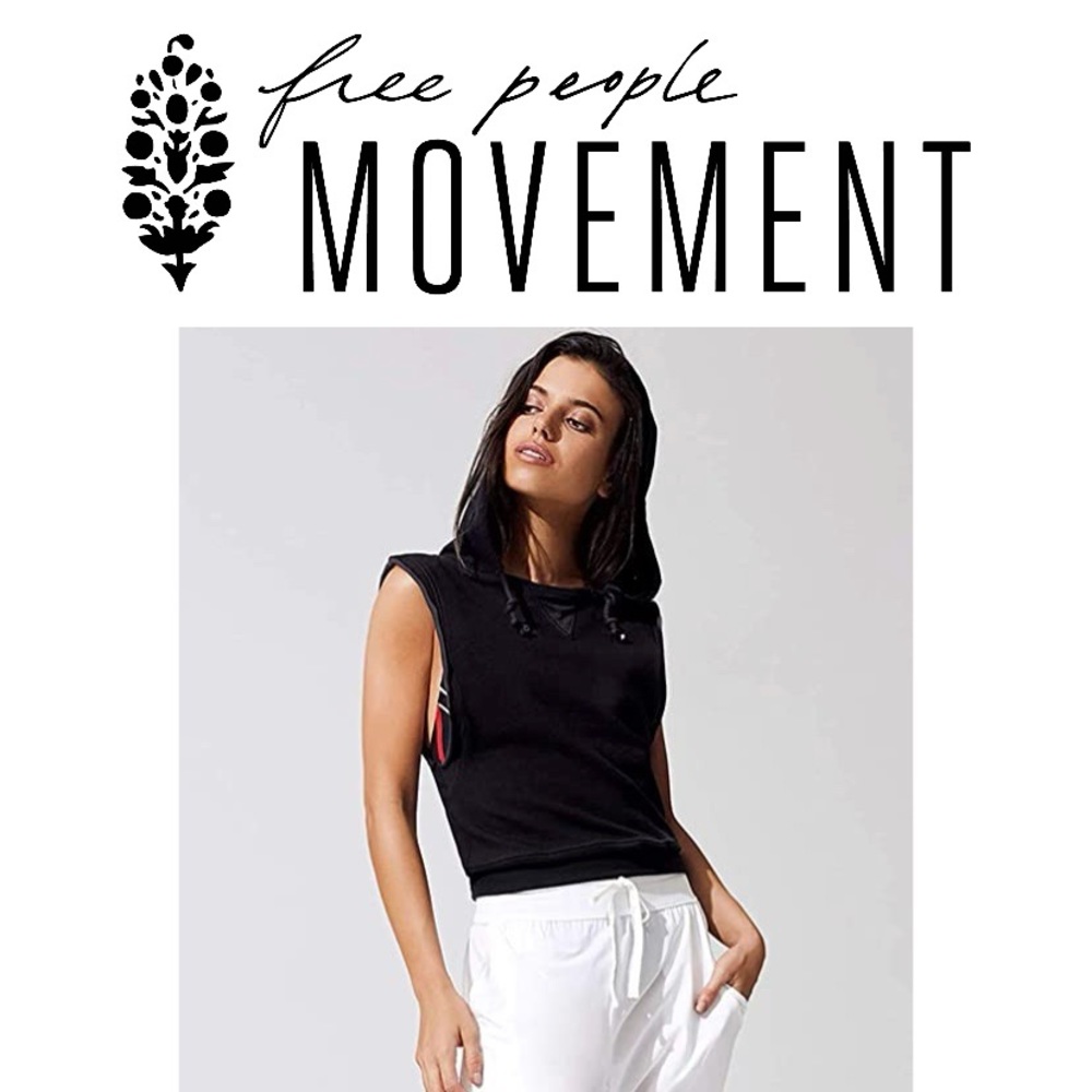 Free People Movement Cutoff Hoodie Medium